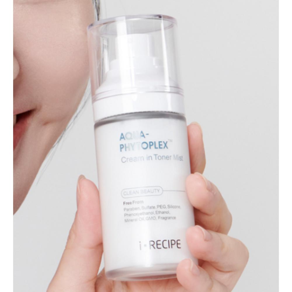 iRecipe Aquaphytoflex Cream In Toner Mist, 60ml, 4 Pcs.