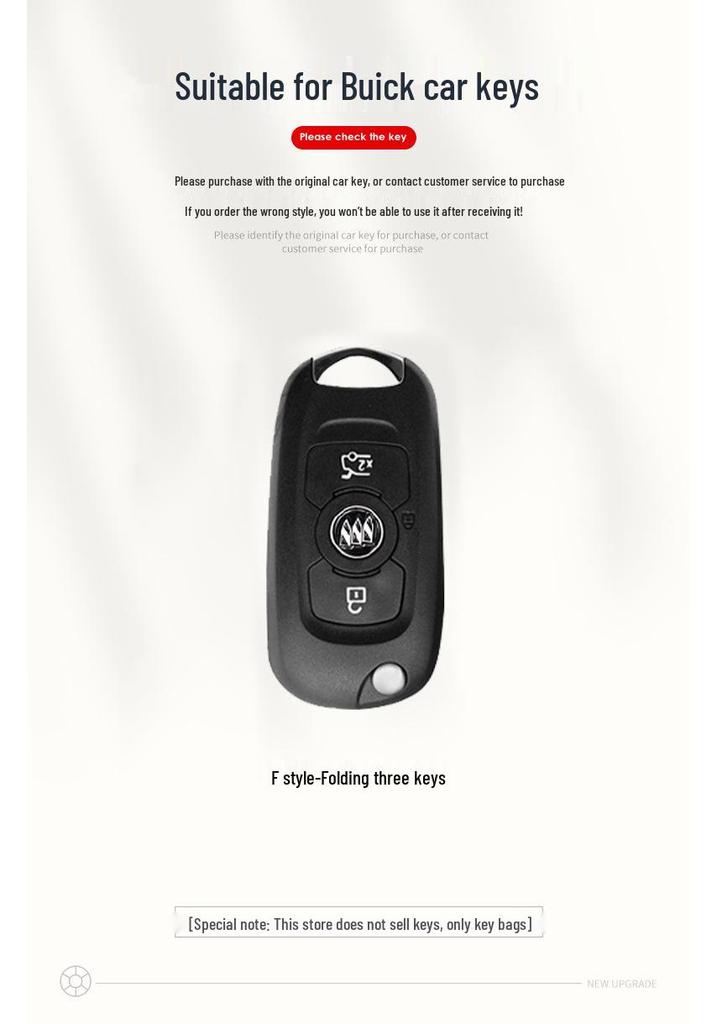Buick Verano Key Case - 24 Models GS Verano Pro, High-End Protective Shell for Women