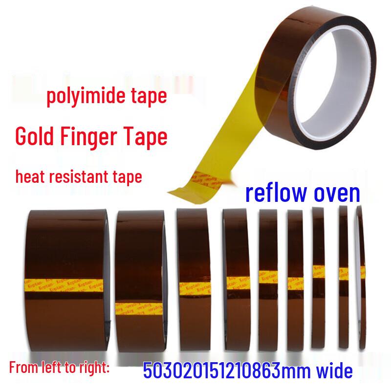3J Gold Finger High-Temperature Polyimide Tape