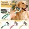 Pet Stainless Steel Double Sided Dematting Comb with Ergonomic Handle for Removing Knots and Tangles from Fur and Coat Grooming Tool