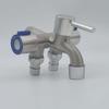 Rust-proof Four Way Valve Faucet Durable Washing Machine Faucet Stainless Steel Faucet  Outdoor