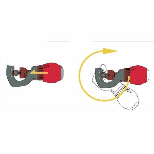 Lobtex TC127 Burr-Resistant Tube Cutter (For General Refrigerant Piping and Copper Pipes)