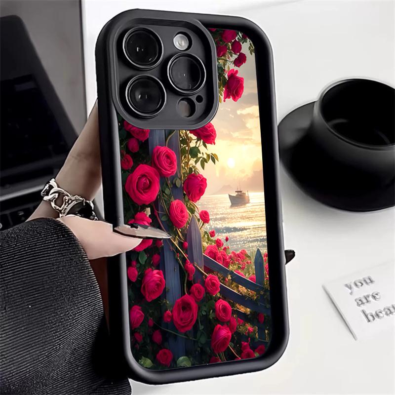 Artistic Retro Floral Butterfly Soft Phone Case For Samsung Galaxy S25 S24 S23 S22 S21 Ultra Plus FE A26 A25 A16 A56 A06 Cover