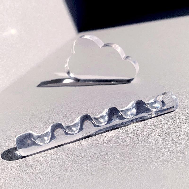 5 Grids Acrylic Nail Art Brush Rack Shelf Painting Pen Rest Holder Stand Colorful Uv Gel Brush Display Holder Manicure Salon