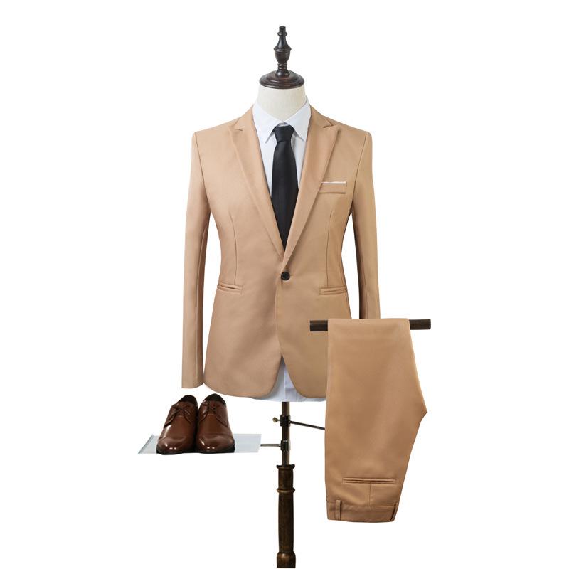 Men's 2 Piece Custom Dress Slim Suit Suit Formal Wedding Men's Suit Casual Formal Business Blazer Tuxedo