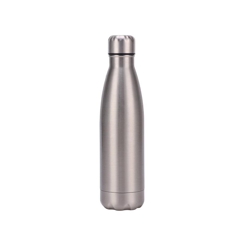 Coke Bottle Double-layer Insulated Cooler 304 Stainless Steel Outdoor Large-capacity Sports Water Bottle 350ml серебряный