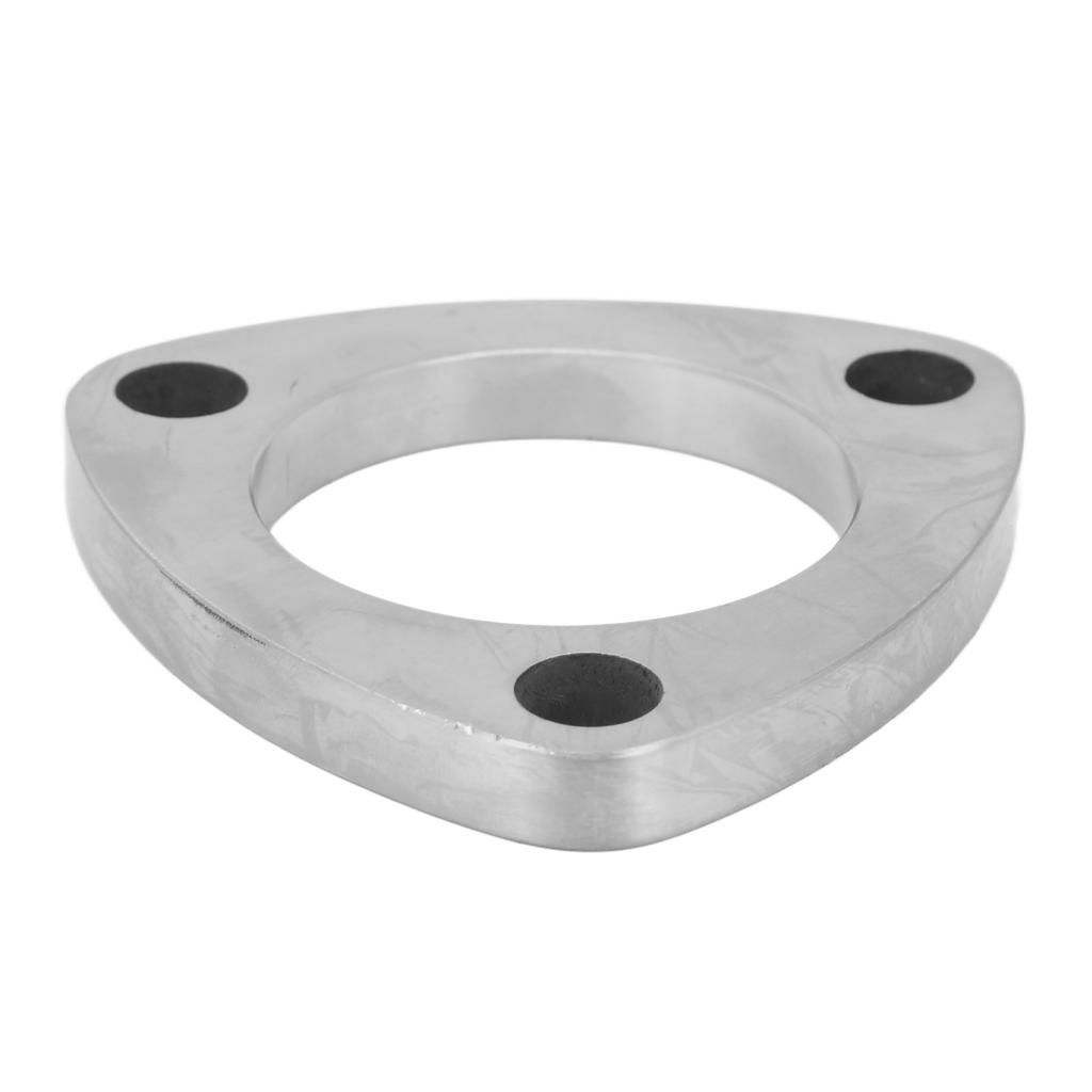 2in 3 Bolt Turbocharger Pipe Adapter Flange Strong Sealing Low Noise High Temperature Resistant Universal for Car
