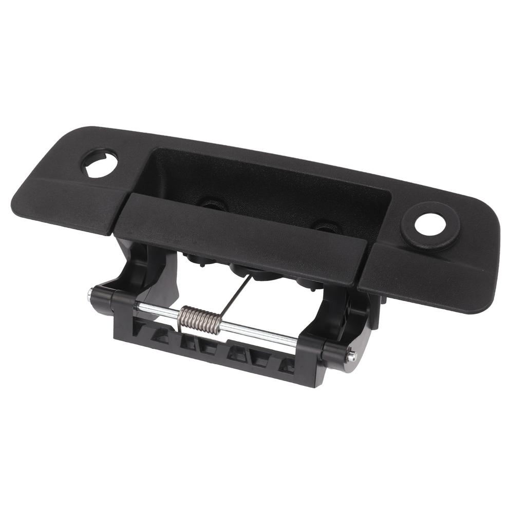 Black Tailgate Handle with Camera Hole ABS Steel 68197873AA Replacement for Ram 1500 2500