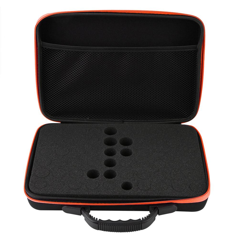 Essential Oil Carrying Case Hard Shell Case,60 Bottles Suitable For Bottles 5ml,15ml  (Orange)