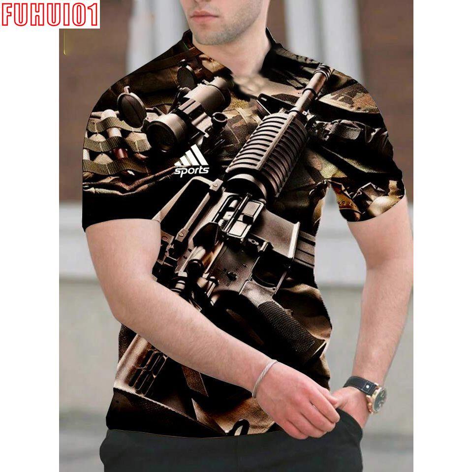 

(Fuhui01) Модная мужская футболка в молодежном, элегантном офисном стиле S