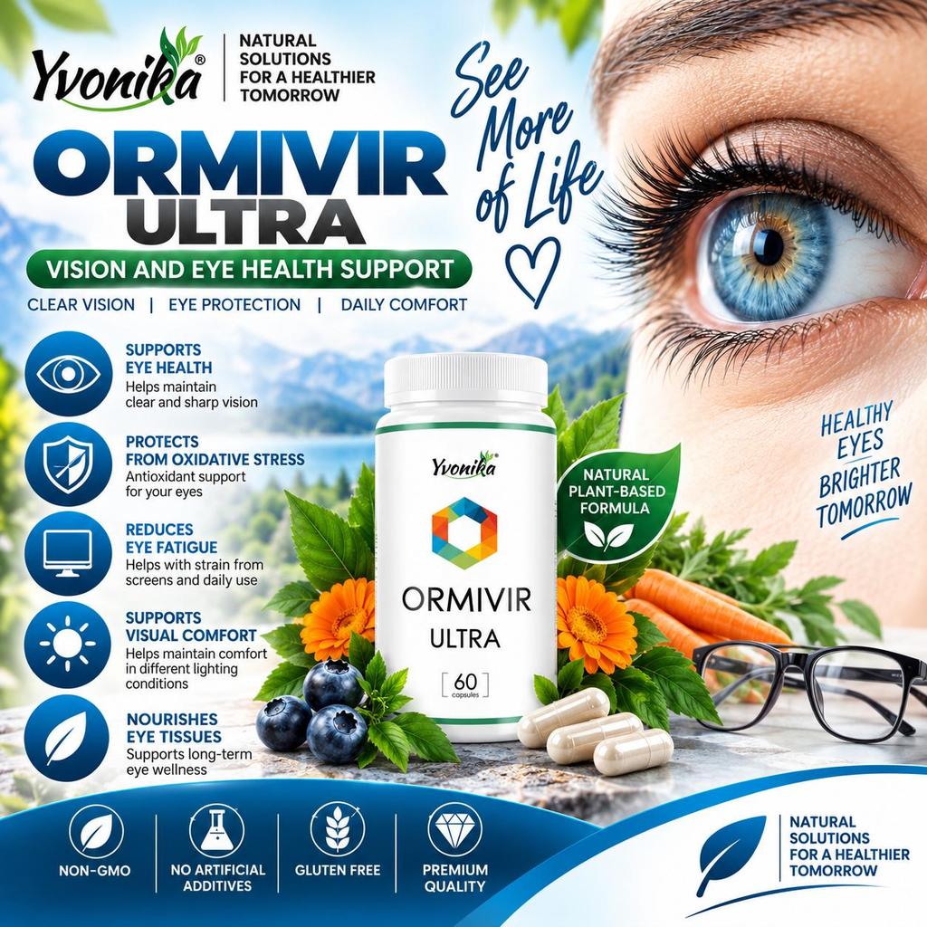 Ormivir Ultra – Vision and Eye Health Support, 60 Capsules