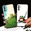 Cute Cartoon Frog Soft Phone Case for Samsung A17 A37 A57 A16 A26 A36 A56 A15 A25 A35 A55 A14 A24 A34 A54 A13 A23 A33 A53 A52 A1