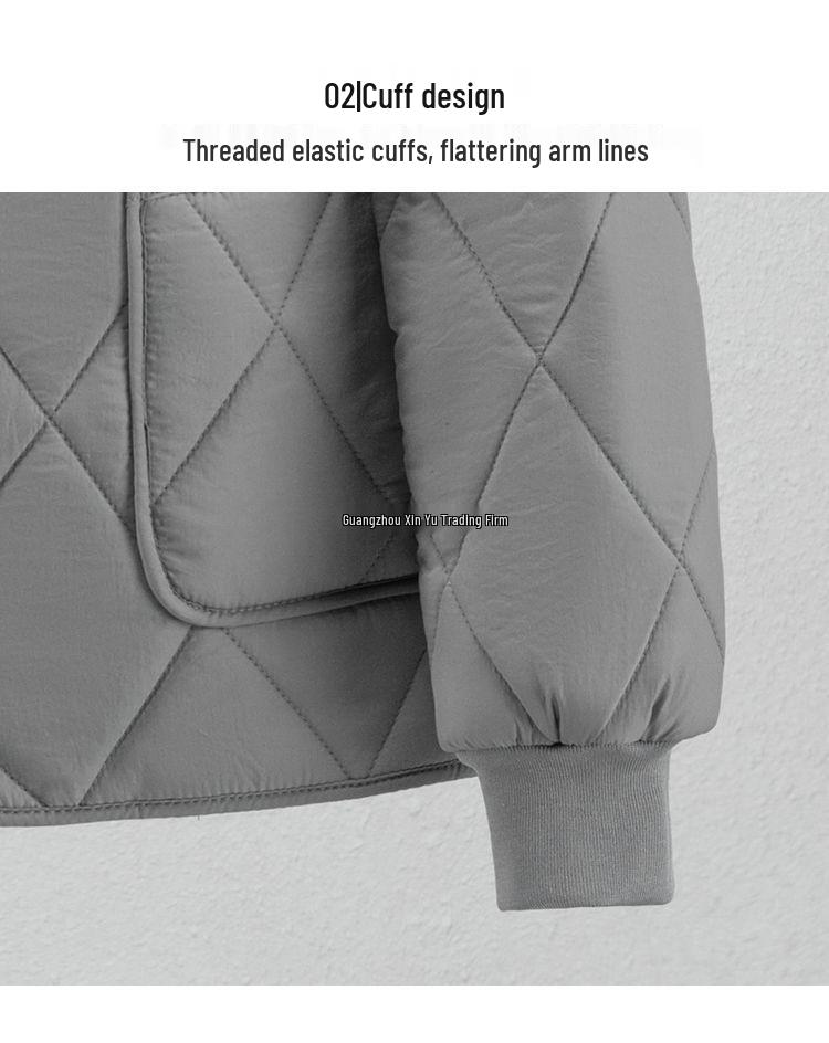 Men's Plus Size Lambswool Cotton Jacket - Autumn Winter Warm, Velvet-Lined, Thick, Short Collar, Loose Fit, Versatile Design
