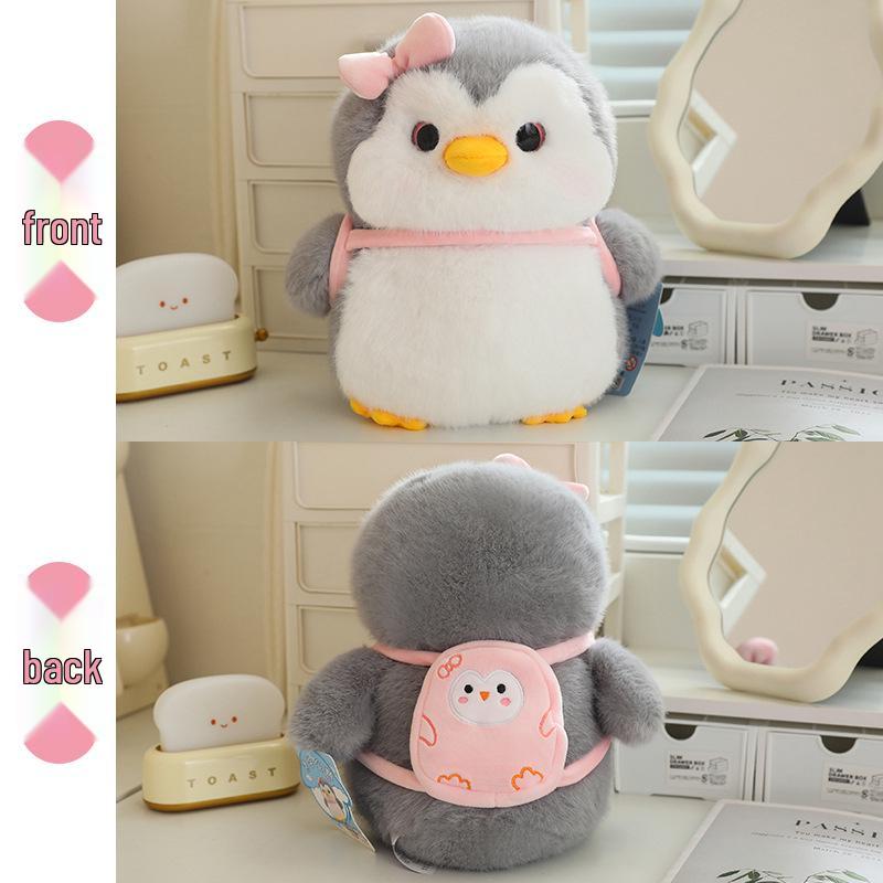 Adorable Winter Penguin Plush Backpack Pendant Gift
