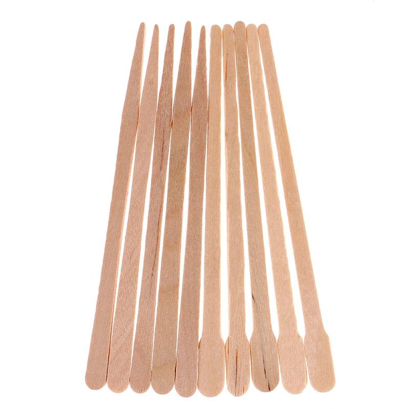 50-200pcs Woman Wooden Body Hair Removal Sticks Wax Waxing Disposable Sticks Beauty Toiletry Kits Wood Tongue Depressor Spatula