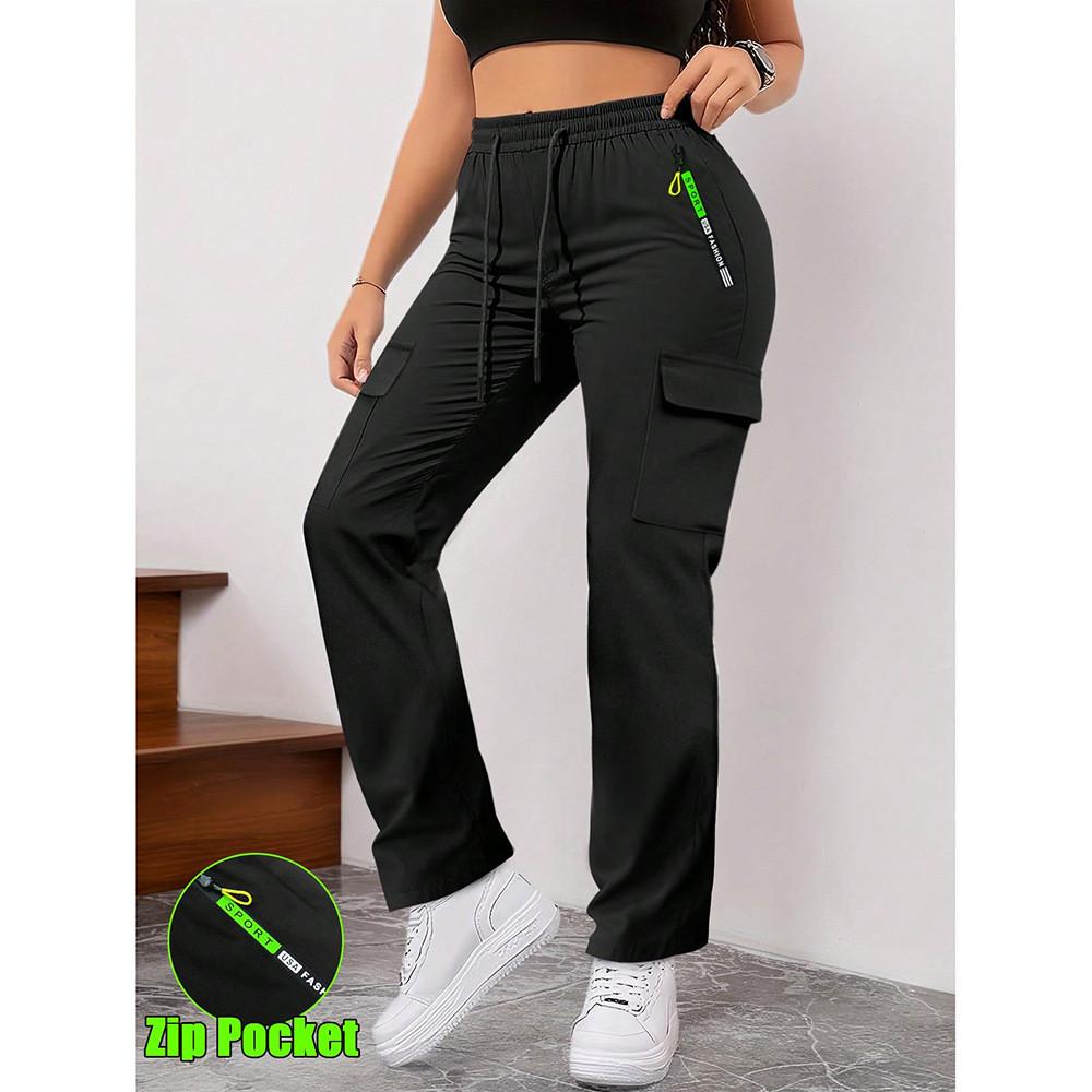 Womens Cargo Pants With Pockets For Streetwear And Casual Daily Use