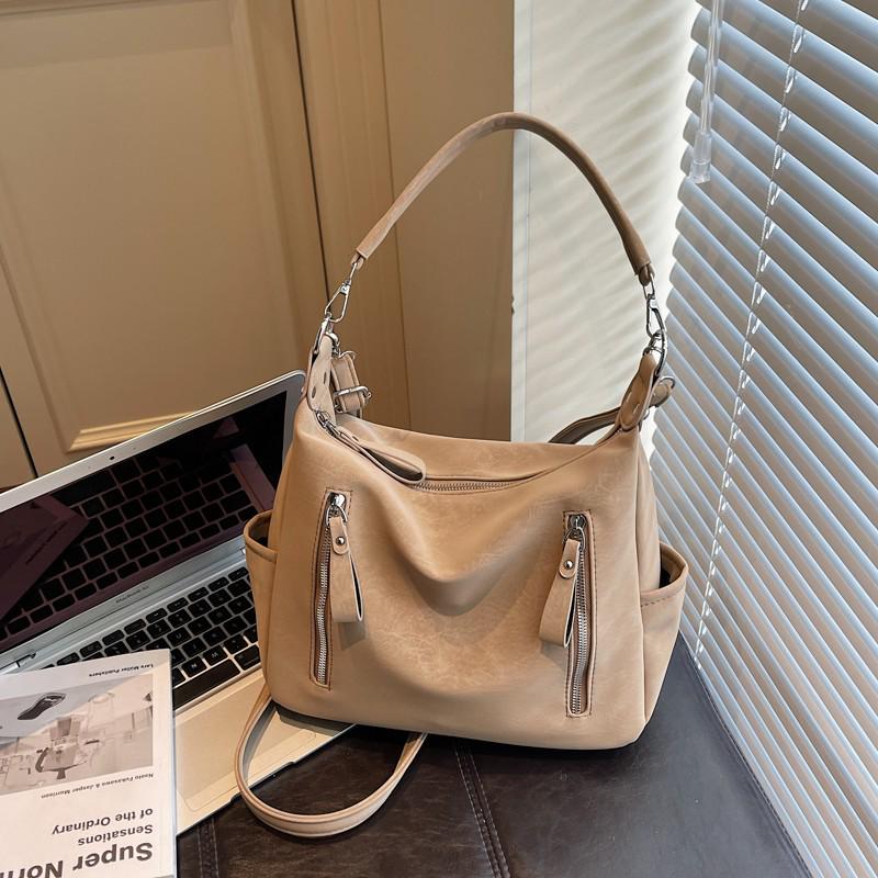 

2025 Retro Fashion Large Capacity Autumn Tote - Women s Elegant Casual Shoulder Bag хаки