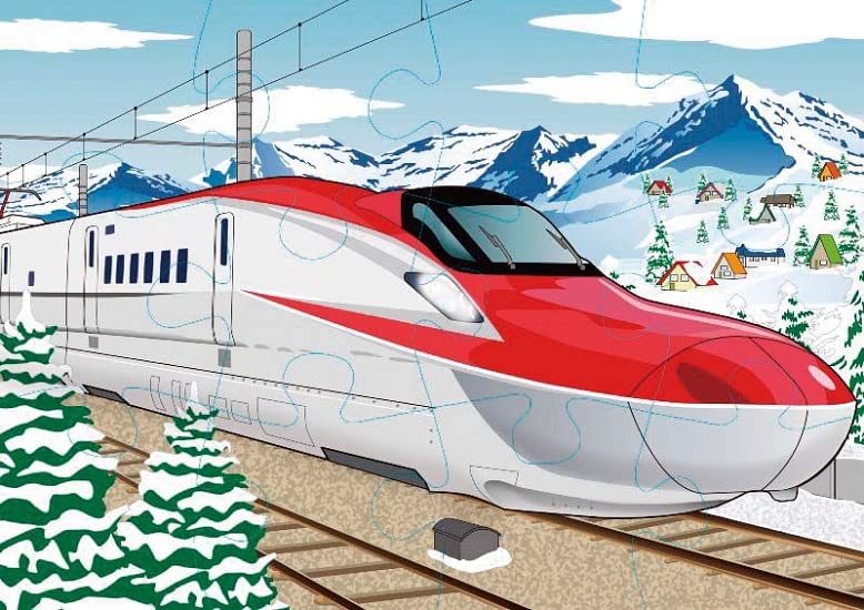 KUMON PUBLISHING (KUMON PUBLISHING) Kumon Jigsaw Puzzle STEP 2 Fast Shinkansen Educational Toy for Ages 2 and Up
