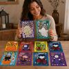 Halloween Sticker Set - 16 Stickers for Party Favors, Crafting and Bags