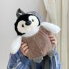 Cartoon Backpack Penguin Plush Large Capacity Embroidered Shoulder Bag Students