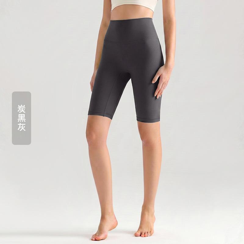 Weiman cloud nude five-point yoga pants women's summer thin tight yoga clothes high waist hip lift fitness yoga pants