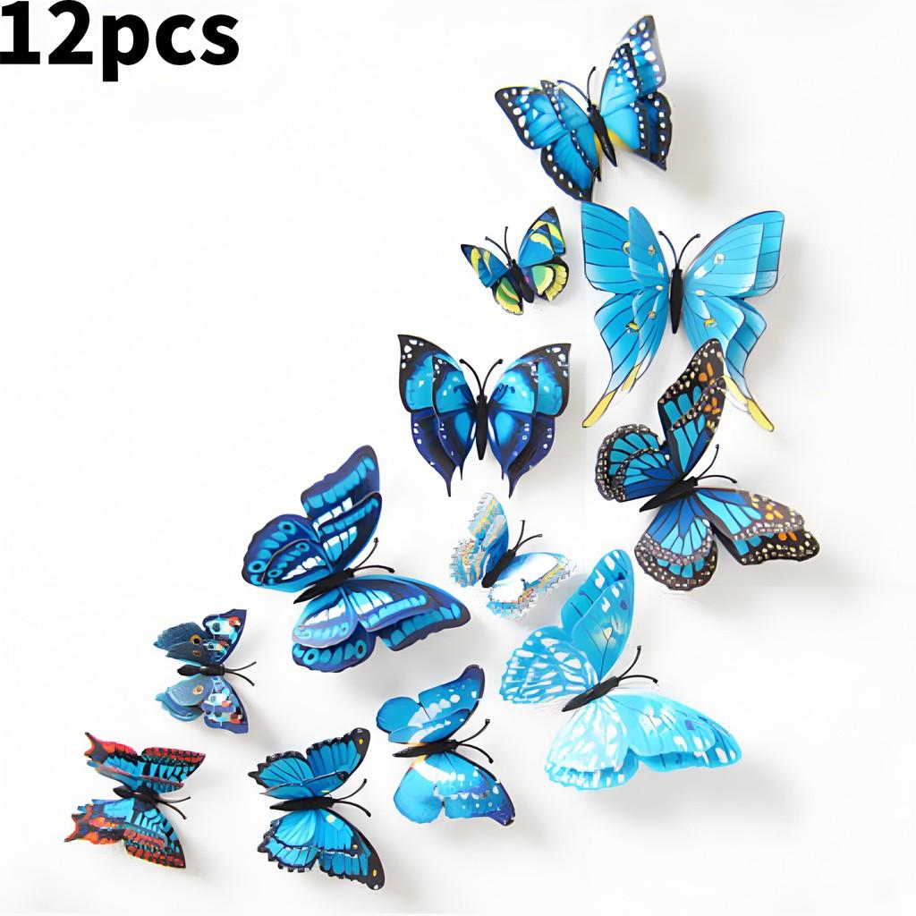 Stylish 3d Butterfly Wall Decal With Ecofriendly Pvc For Modern Home Decoration