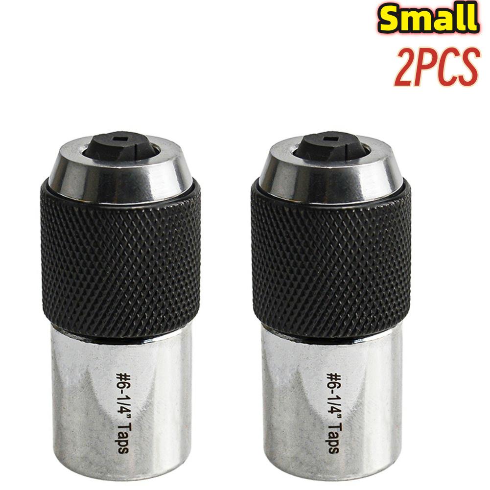 Tap Socket Ratchet Tap Wrench 3/8 inch Drive Hand Tool 1/4-1/2 Taps, 0-1/2 Taps Tapping Socket Set Tap Socket Adapter