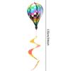 Hot Air Balloon Wind Spinner Rainbow Hanging Wind Twister Garden Outdoor Decor Child Gift Festival Celebration Hot Air Balloon