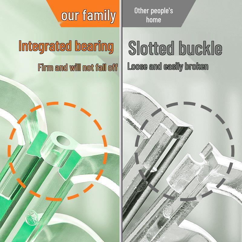 5-Hole A4 DIY Loose-Leaf Binder with Removable Rings & Punch Tool