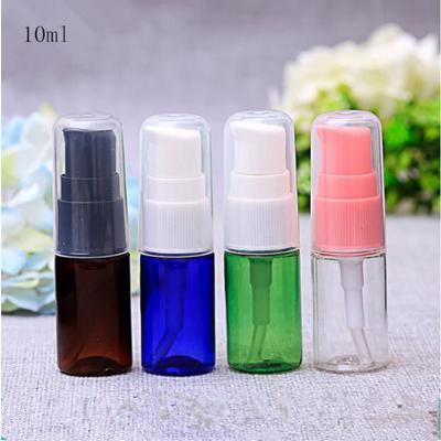 Botella de Bomba de Plástico Multicolor de 10 g/ml Champú Loción Crema Emulsión Cosmética Botellas Pequeñas de Muestra Embalaje Vacío