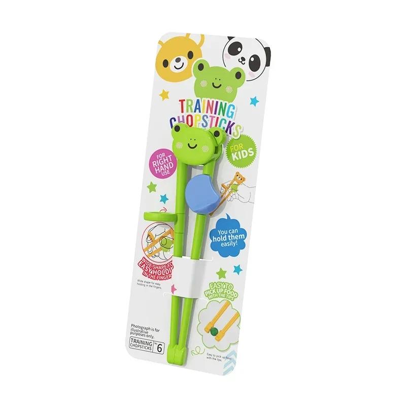 Cartoon Animal Chopsticks For Children Cute Bear Panda Elementary Learning Chopstick Baby Kids Training Tableware Food Sticks
