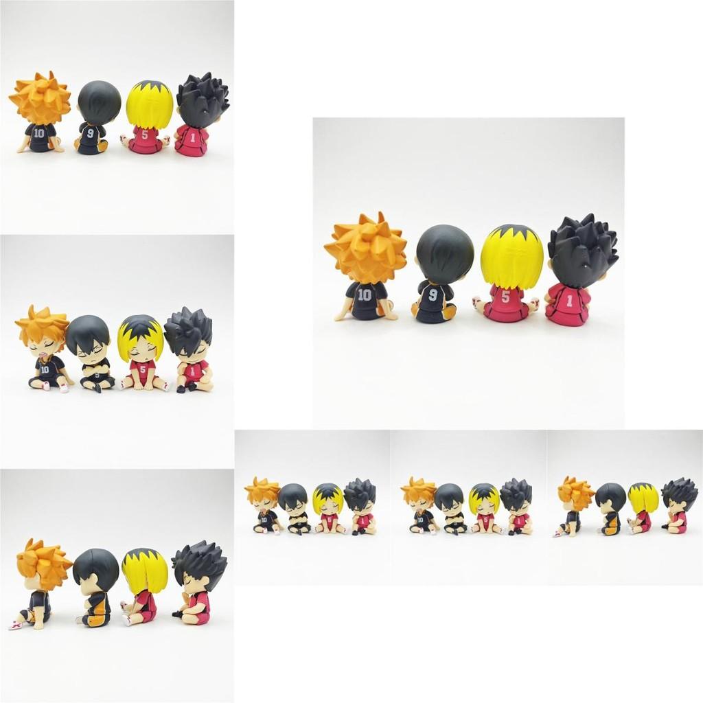 Charming Haikyuu Shoulder To Shoulder Sleep Model Pvc Figure Collectible Toy Assortment