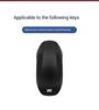 DCT4  Zinc Alloy Leather Key Case For IM LS6 MAX LS7 PRO L7 Dynamic Car Remote Protection Cover Bag Shell Keychain Accessories