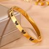 Bracelet Ouvert Papillon Tendance pour Femme Bracelet Magique de Soirée Haut de Gamme