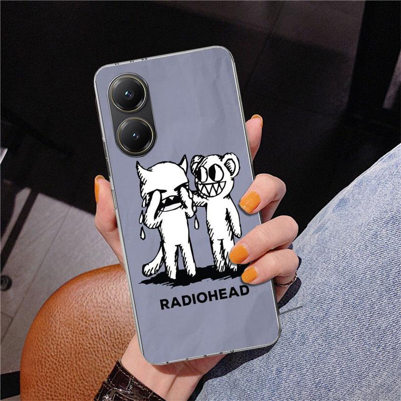 Bnad R-Radiohead Phnoe Case for Xiaomi Poco X5 X6 X7 Pro X4 Gt F7 Ultra M8 M7 Redmi 15C 15 13C 13 12C 12 Unique Cover Coque Poco