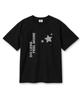 Leijimeli Dures 20-Count Cotton Oversized Short Sleeve T-Shirt Black