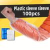 Waterproof Plastic Oversleeves Protector Disposable BBQ Protect Antifouling Oil-proof Kitchen Cooking Sleeves Home Accessories