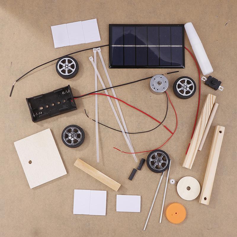 Assemble Solar Car Creative Inventions Motor Ability Of Children Active Thinking Diy Electronic Kit Technology Toys For Kids