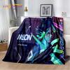 3D HD VALORANT Game Gamer Cartoon Soft Plush Blanket,Flannel Blanket Throw Blanket for Living Room Bedroom Bed Sofa Picnic Cover