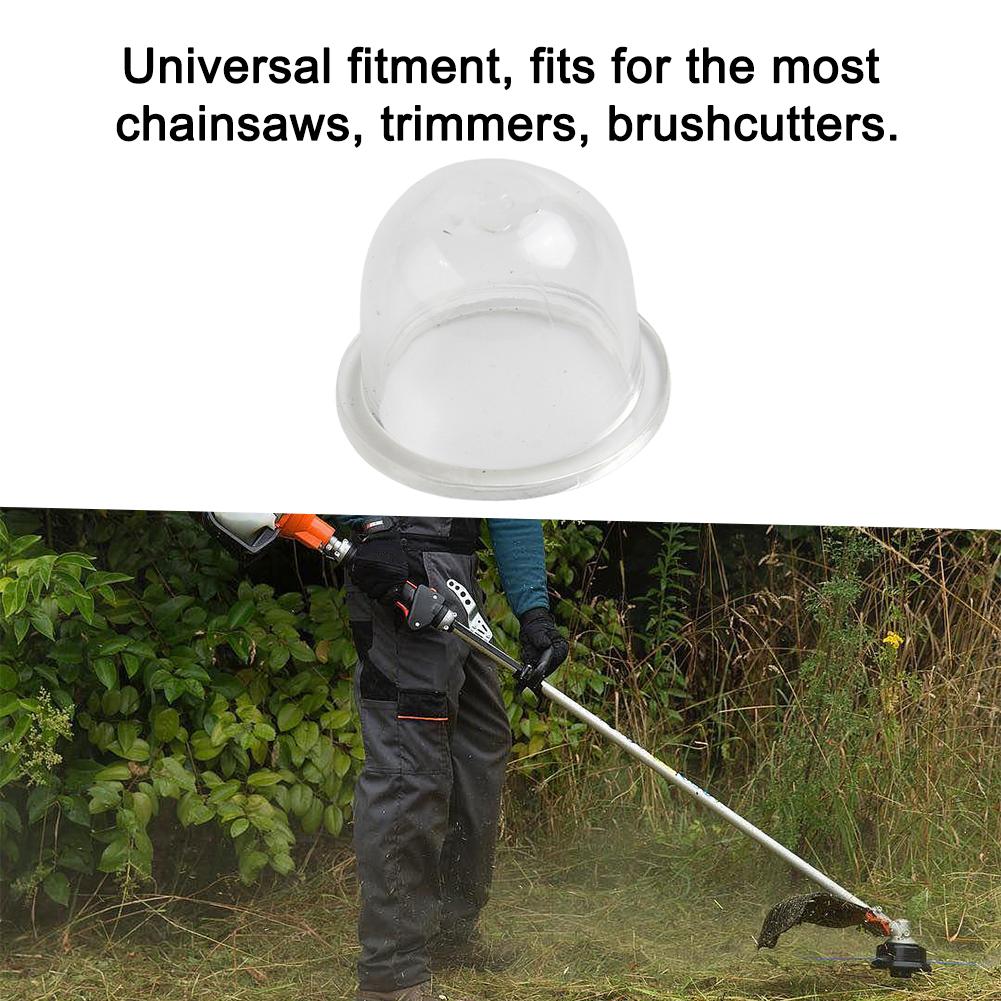 10pcs Fuel Primer Bulb For Hedge Strimmers Trimmer Chainsaws Petrol Plastic Primer Supply Transparent For Trimmers Brushcutters
