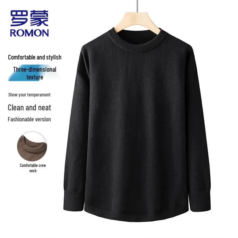 ROMON Men's Basic Pullover Knit Sweater