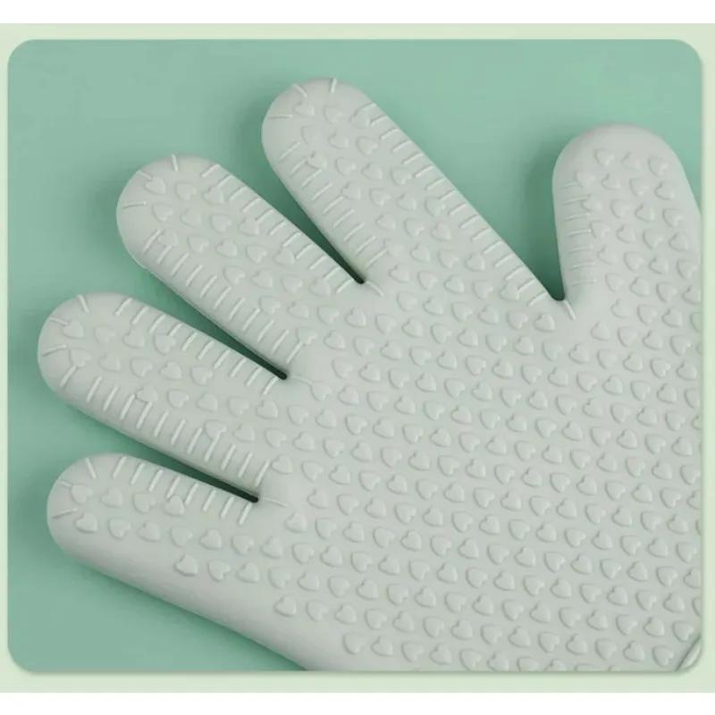 Neu 1 Hand Backen Silikonhandschuhe Mikrowellenofen Backhandschuhe Küche Verbrühschutz Rutschfest Silikon BBQ Ofen Topflappen Kochhandschuh für