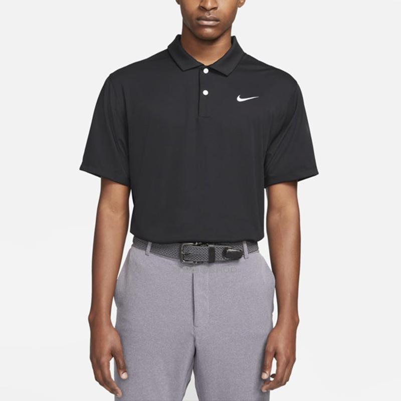 New Nike Polo Shirts Men Black CU9792-010