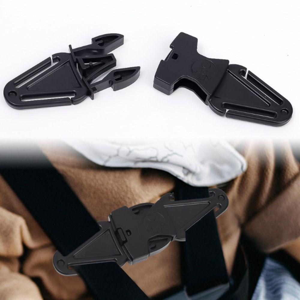 2PCS Safety Cover Child Seat Buckle Adjustable Baby Stroller Chest Buckle  Children