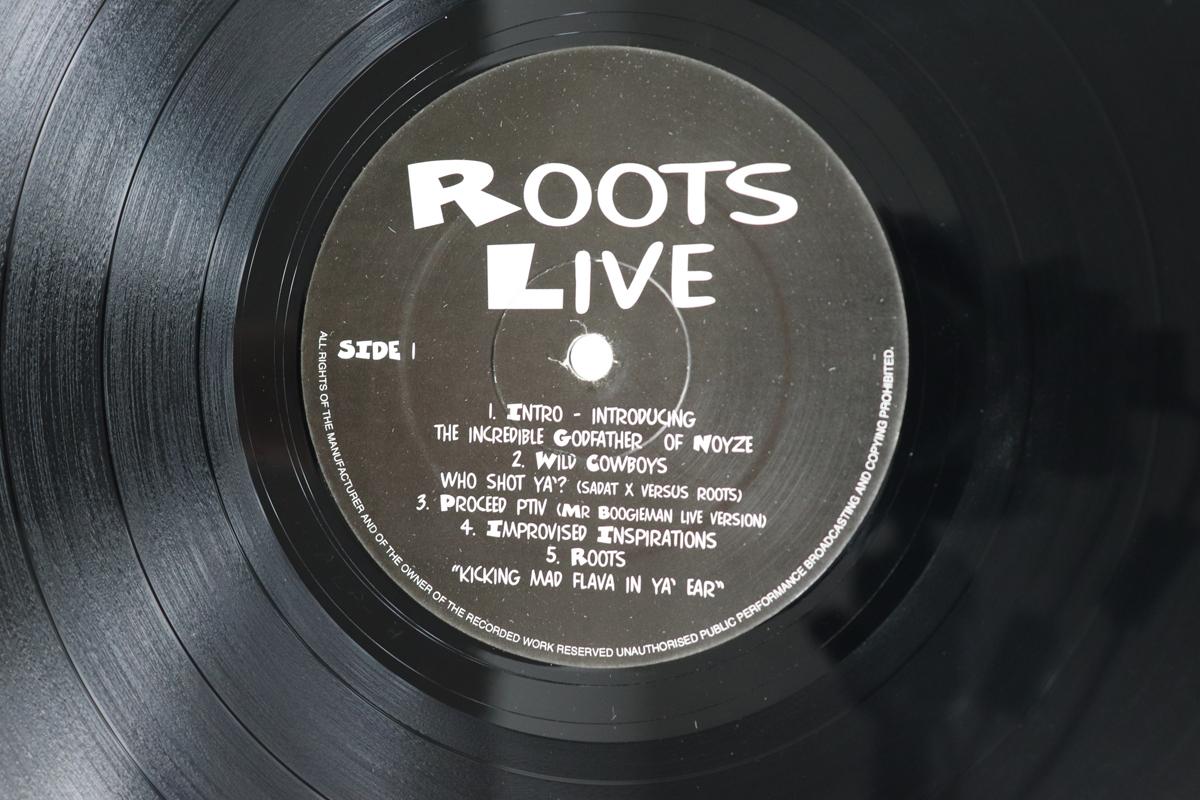 LP Record ROOTS  Roots Live HIPHOP NOT ON LABEL Unknown Rap  HipHopRB Used