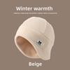Polar Fleece Running Cycling Cap Warm Running Beanie Winter Beanie Hat  for Men Women
