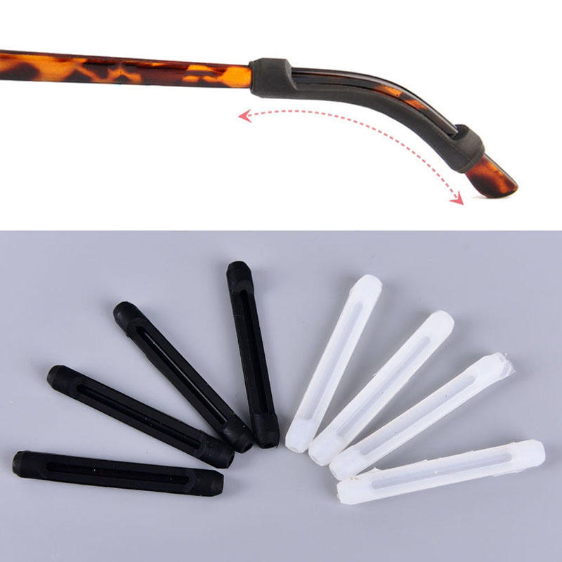 2Pair Comfortable Silicone Anti Slip Ear Hooks For Glasses Eyeglass Sunglasses