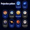 LED Planet Projector with 6 Interchangeable Patterns | 360-Degree Rotation, USB Powered, Suitable for Room Decor, Photography Backgrounds