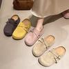 Wear Platform Boken Shoes Women's 2025 New Early Spring One-pedal Bag Head Half Slippers Casual Versatile Lazy Slippers