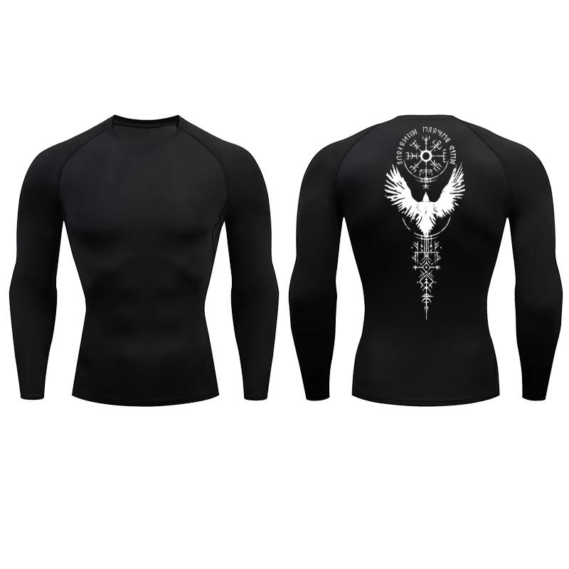 Herren T-Shirt Herren Laufen Sport T-Shirt Herren Kompressions Fitness Oberteile Tee Schnell Trocknend Enges Training Fitnessstudio Sport Laufshirts 851